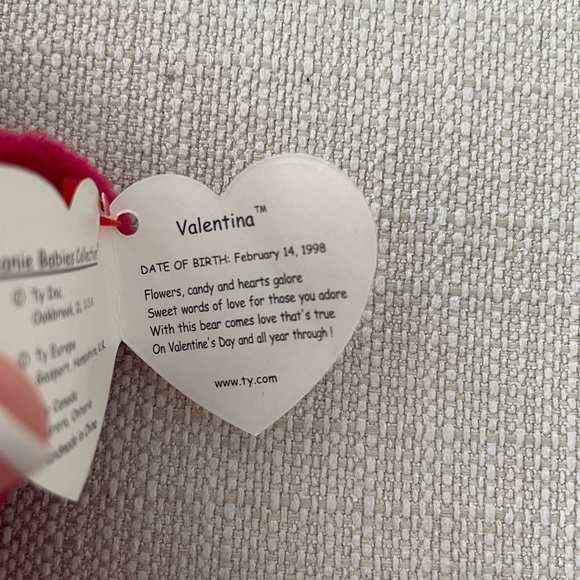RARE Ty The Beanie Babies Collection Valentina - Picture 6 of 8